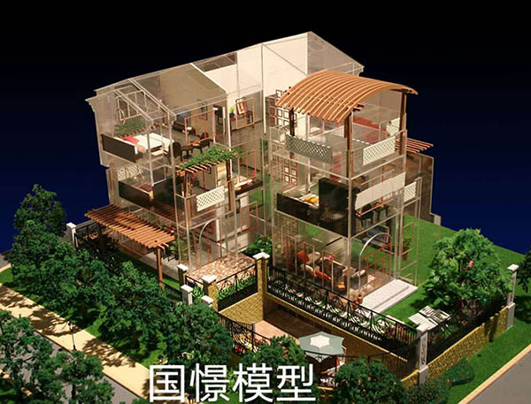 洛隆县建筑模型